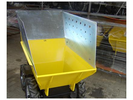 Minidumper Dumper Muldenaufbau Mulde Erhöhung 38cm