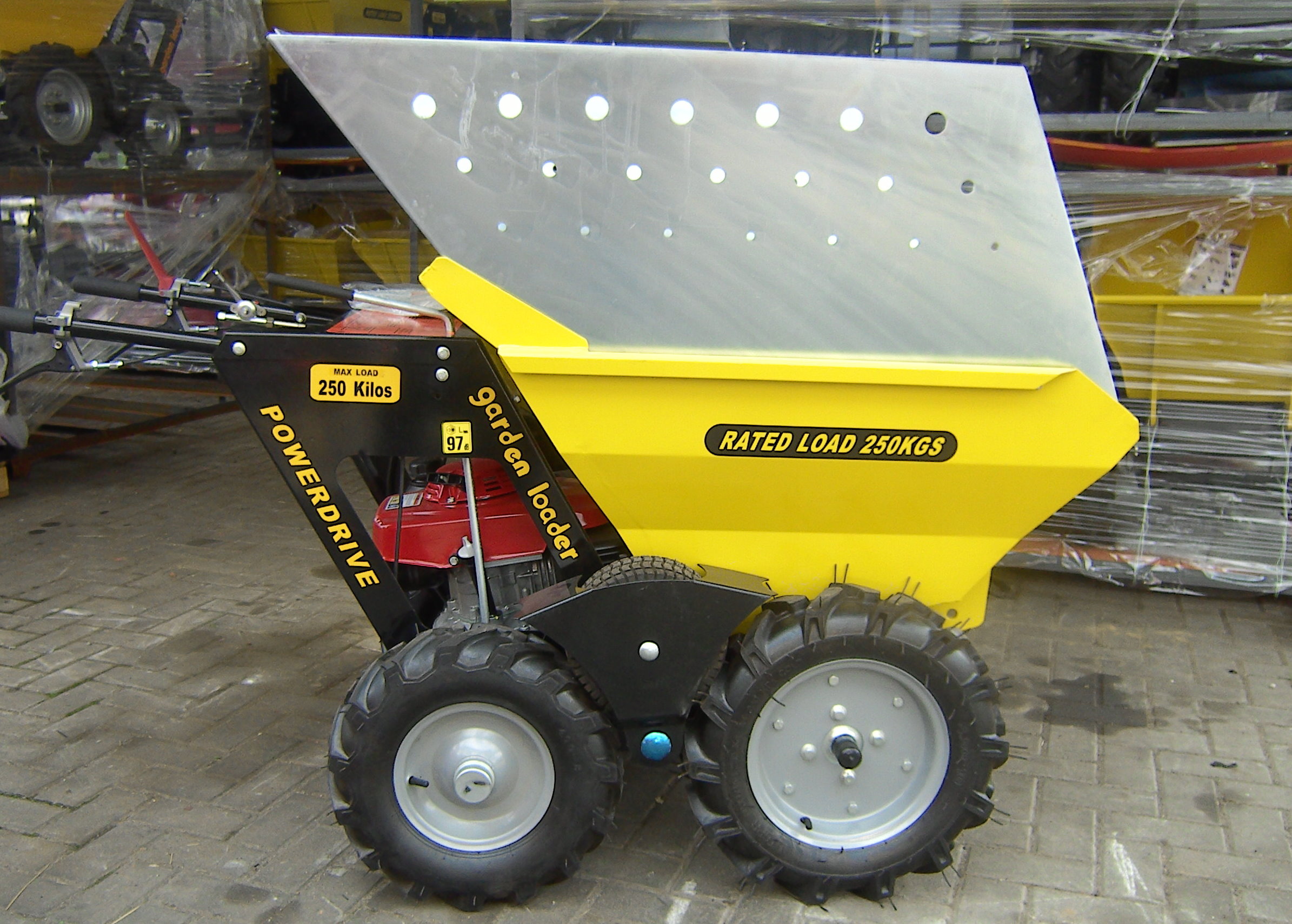 Minidumper Dumper Muldenaufbau Mulde Erhöhung 38cm