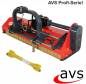 Preview: AVS Schlegelmulcher DPS 135cm Mulcher mittelschwere Ausführung Mähwerk hydraulisch verschiebbar Profi rot