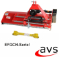 Preview: AVS Mulcher EFGCH 155cm Schlegelmulcher hydraulisch verschiebbar rot