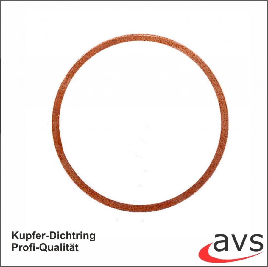 Kupferdichtring 52 x 60 x 2,5 Dichtring Cu Kupfer-Dichtring