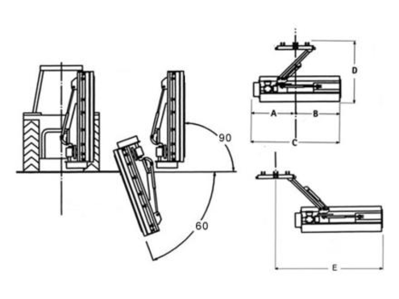 AVS Böschungsmulcher AGL 125cm Mulcher leichte Ausführung