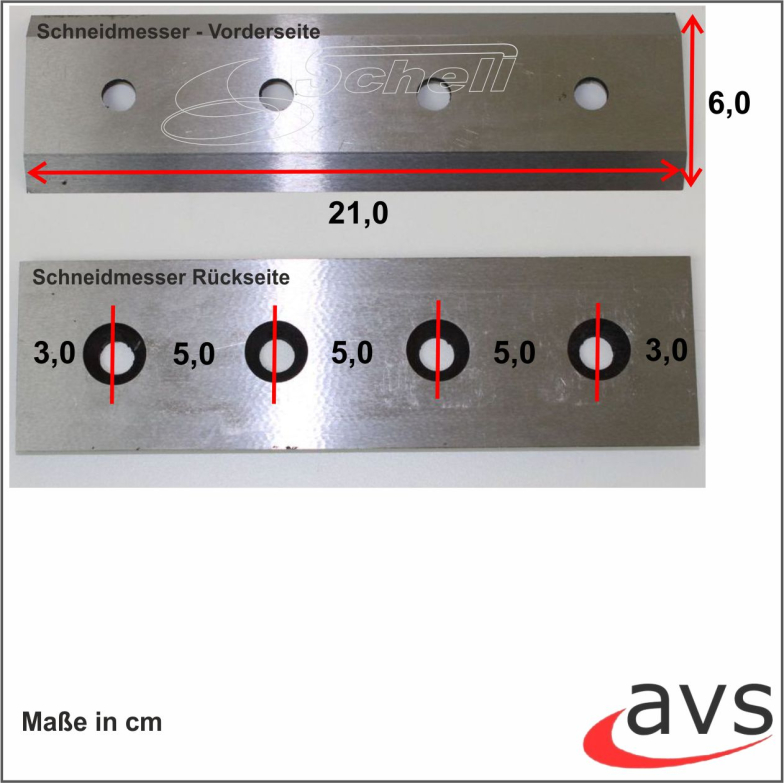 Ersatzmesser Schneidmesser Holzhäcksler WC8 WC8-M WC8-H + weitere