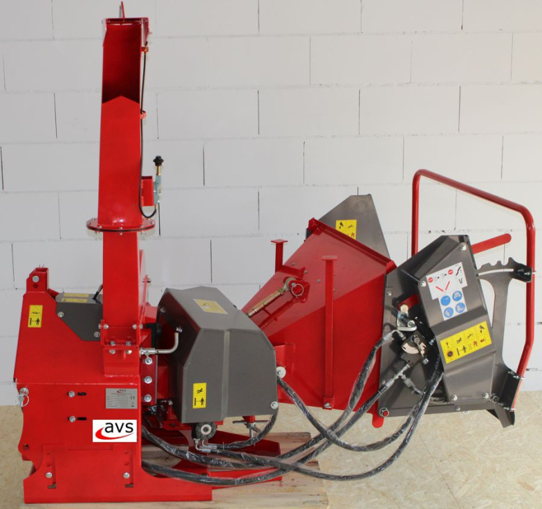 AVS Holzhäcksler BX-52RS Rot mit eigenem Hydrauliksystem Holzschredder Premium!