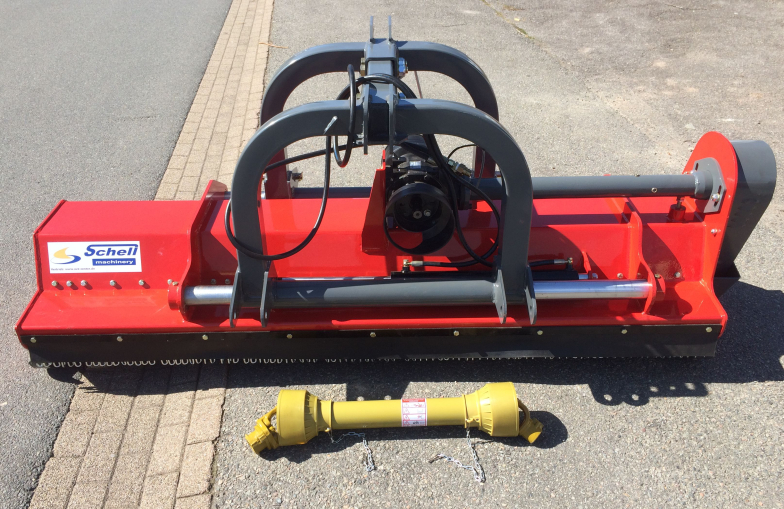 Schlegelmulcher AG 200cm Mulcher Front- und Heckanbau Mähwerk hydraulisch verschiebbar rot/anthrazit